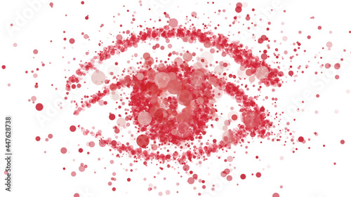 Eye created with Circle Particles. Best suited for futuristic corporate use.