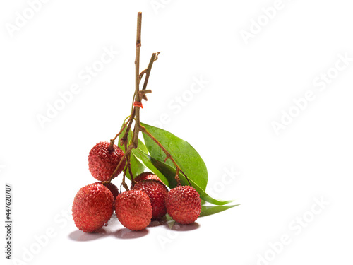 bunch of lychee fruits