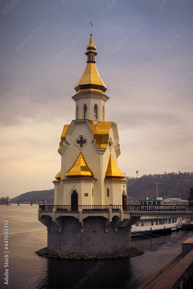 Church of St. Nicholas on the waters in Kiev, Ukraine