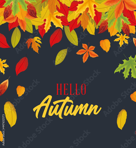 hellow autumn card