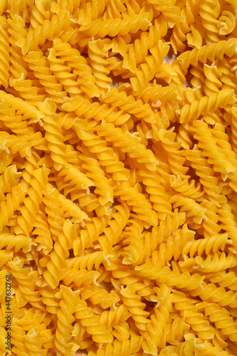 Ucooked fusilli