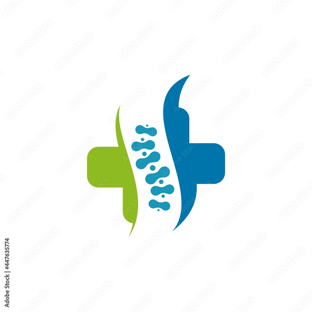 Chiropractic clinic logo design template Chiropractic clinic logo design template