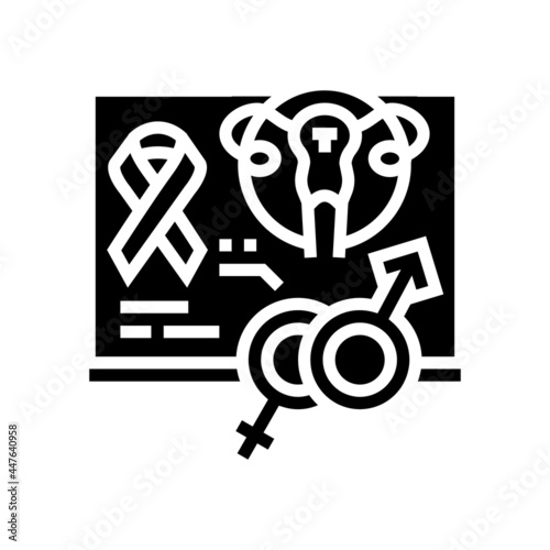 school sex education glyph icon vector. school sex education sign. isolated contour symbol black illustration