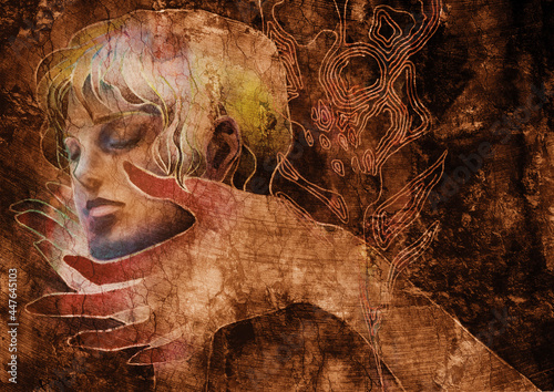 Bild auf Leinwand 死