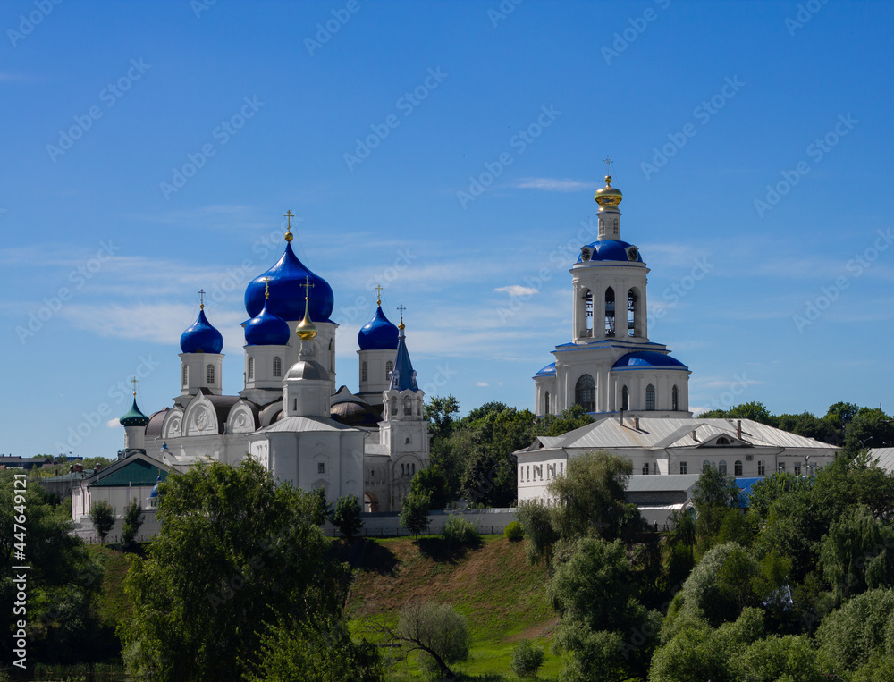 Russia, Vladimir Region, Bogolyubovo, June 2021: St. Bogolyubsky Convent in Bogolyubovo