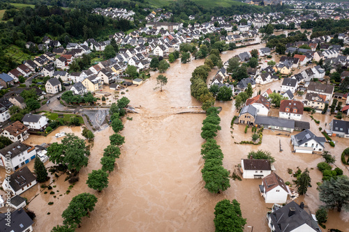Leinwand Poster Flood Disaster 2021