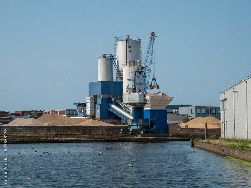 Cement factory in Haarlem, the Netherlands