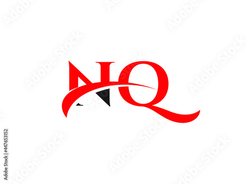 Free Download NQ Letter Initial Logo Design Template - GFXLoad