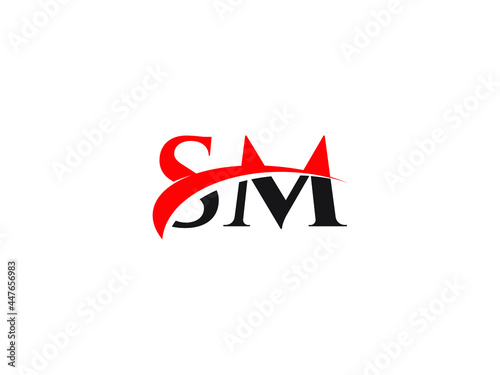 SM Letter Initial Logo Design Template Free Download SM Letter Initial Logo Design Template - GFXLoad