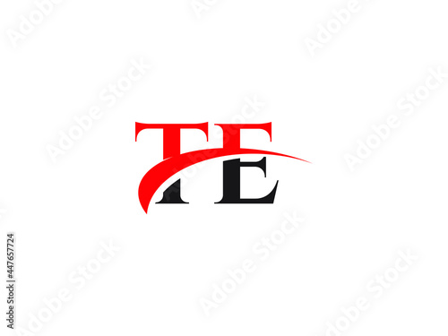 Free Download TE Letter Initial Logo Design Template - GFXLoad