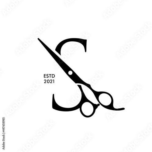 Initial S Scissors