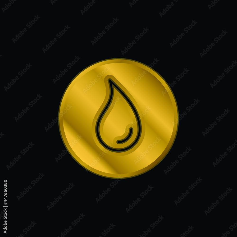 Blur gold plated metalic icon or logo vector Blur gold plated metalic icon or logo vector