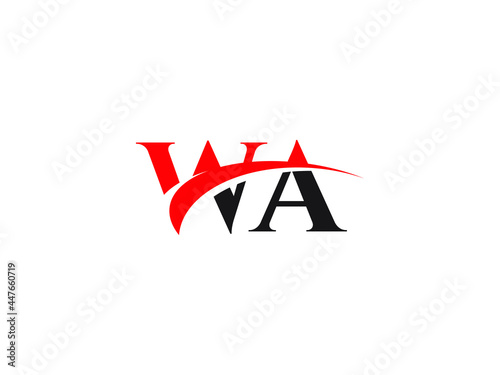 WA Letter Initial Logo Design Template Free Download WA Letter Initial Logo Design Template - GFXLoad