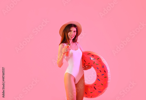 Beautiful young woman with ...