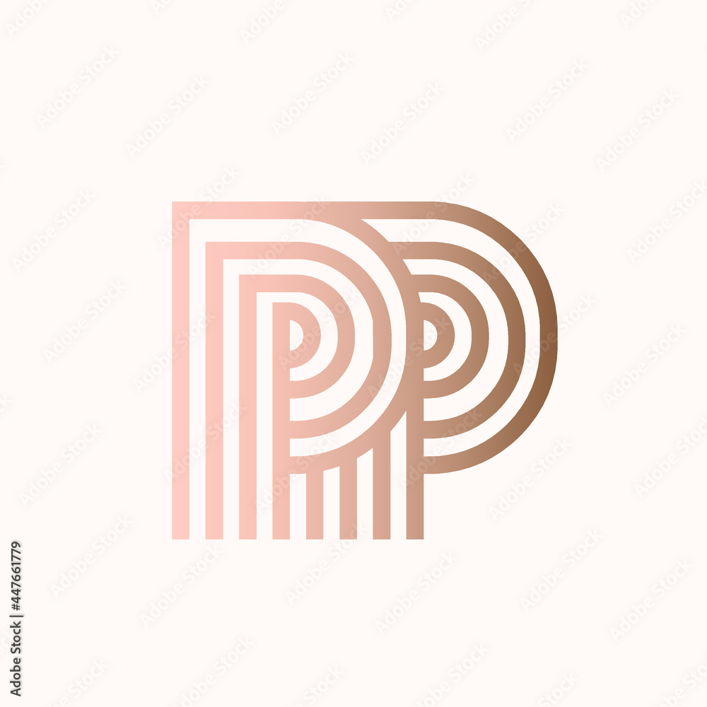 PP monogram logo.Letter p typographic icon.Lettering sign isolated on light background.Alphabet initials.Modern, design, geometric, minimalist, decorative style. PP monogram logo.Letter p typographic icon.Lettering sign isolated on light background.Alphabet initials.Modern, design, geometric, minimalist, decorative style.