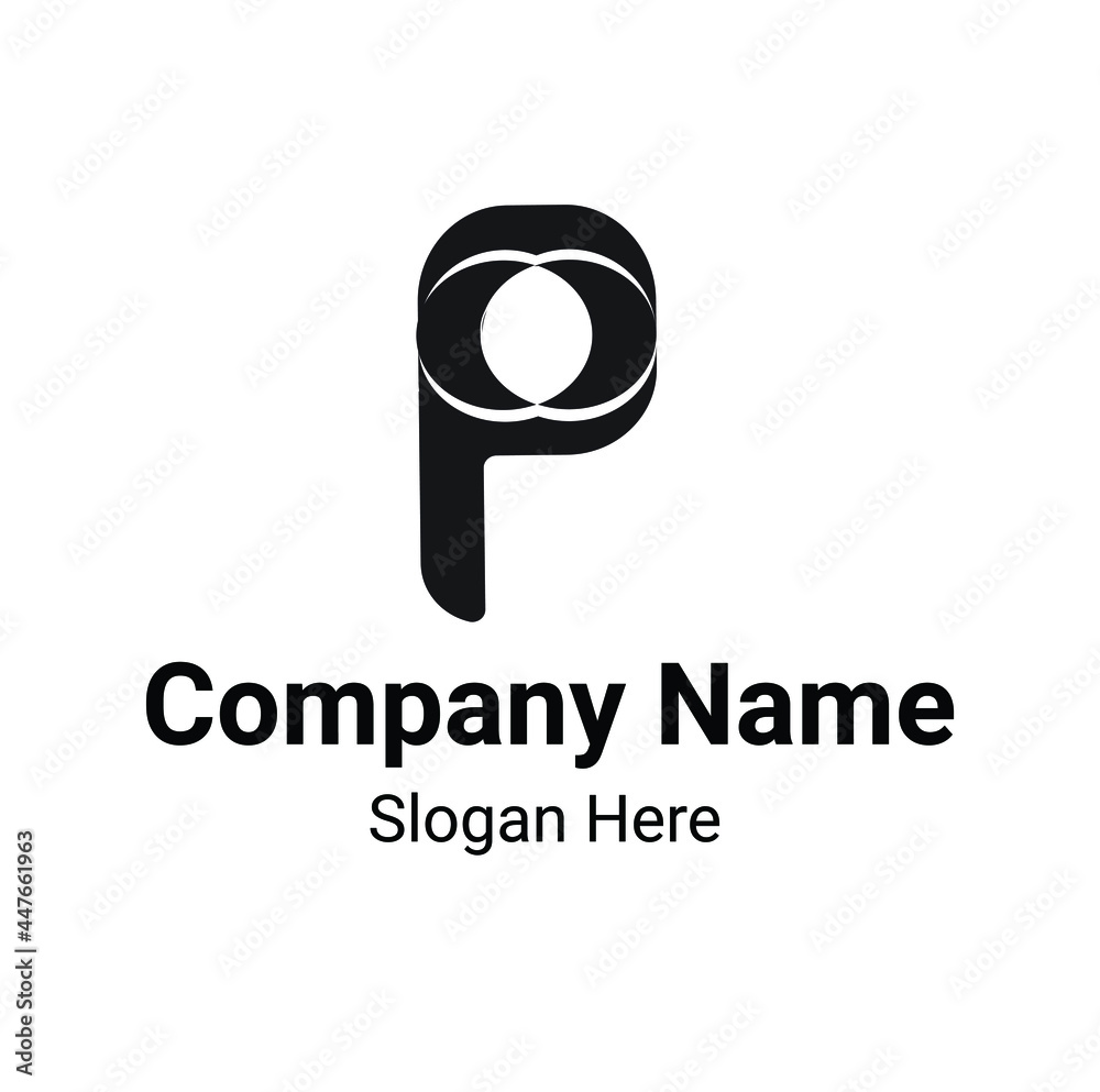 P Letter Modern Business Logo Design.