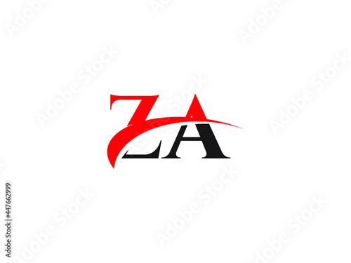 Free Download ZA Letter Initial Logo Design Template - GFXLoad