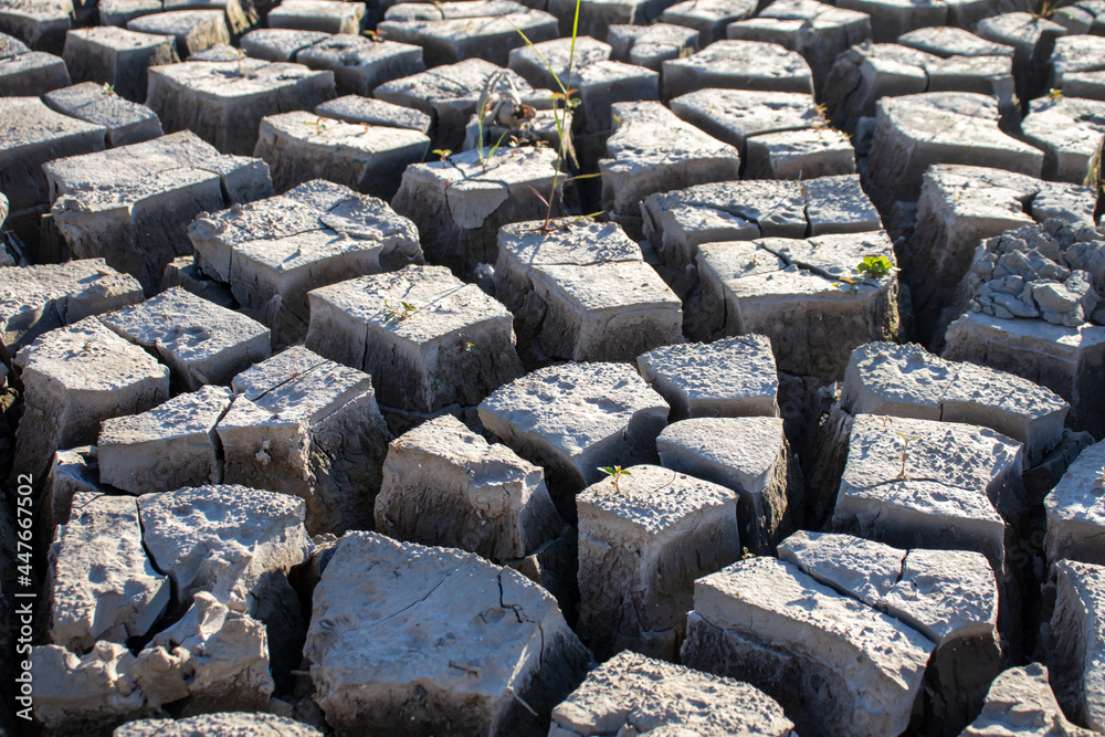 Dry cracked Lake bed. Drought concept image, Dry Ground Texture, Drought, the ground cracks, no hot water. Dry cracked Lake bed. Drought concept image, Dry Ground Texture, Drought, the ground cracks, no hot water.