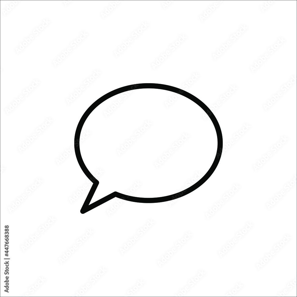 Comment icon Vector for Web Design on white background eps 10 Comment icon Vector for Web Design on white background eps 10
