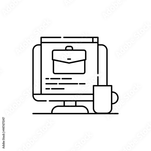 Downshifting olor line icon. Pictogram for web page, mobile app, promo