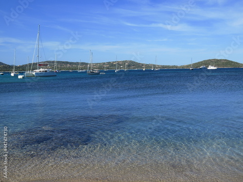 Corsica  Beach and bay of San Ciprianu in Lecci