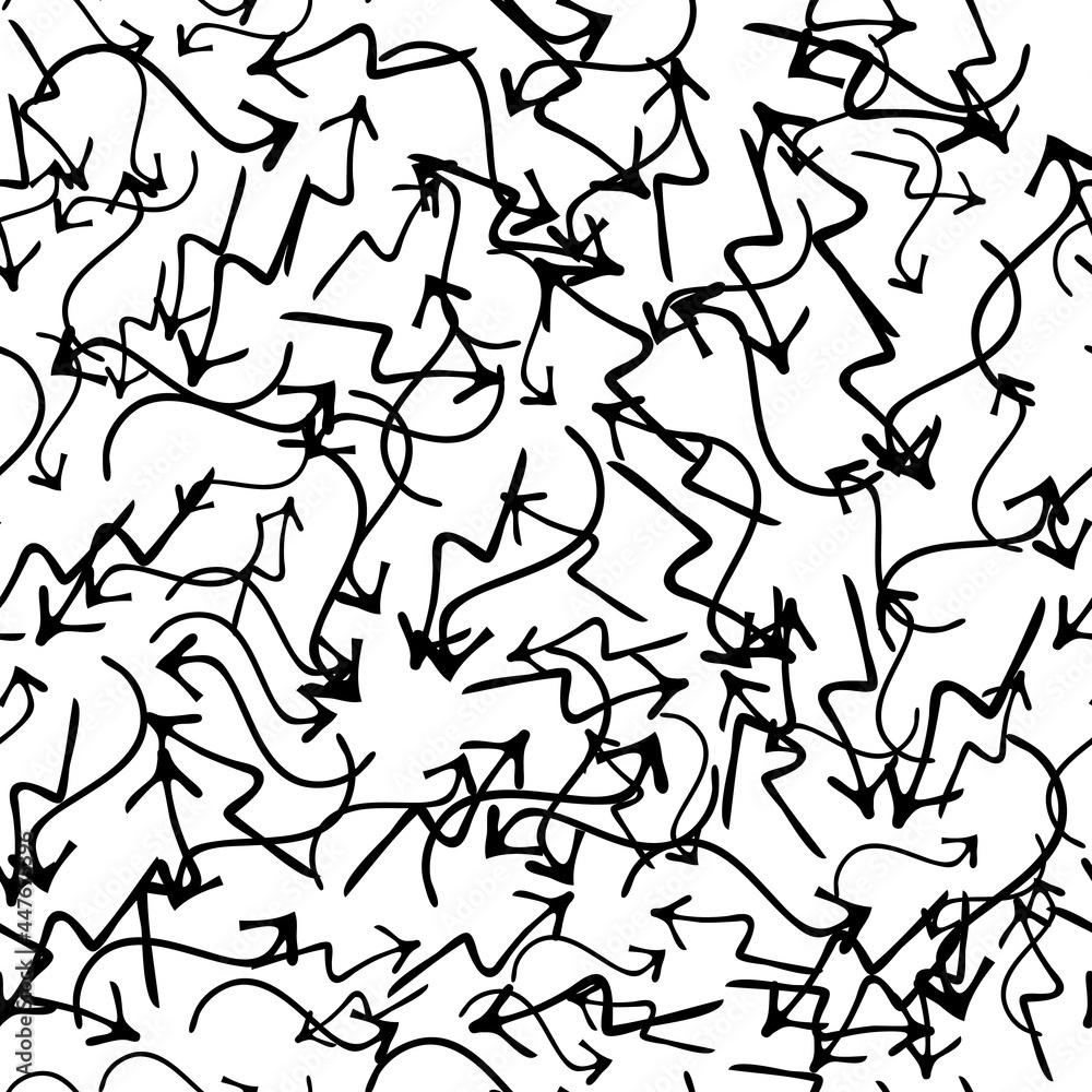 Seamless pattern with doodle arrows Seamless pattern with doodle arrows