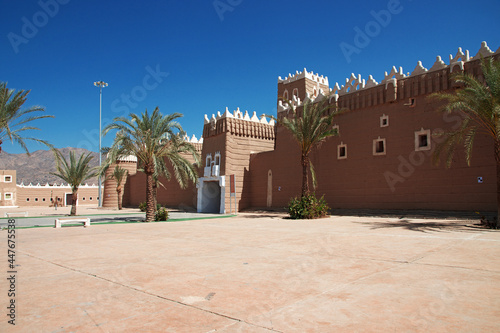 Obraz na płótnie The old fort in Najran, Asir region, Saudi Arabia w salonie