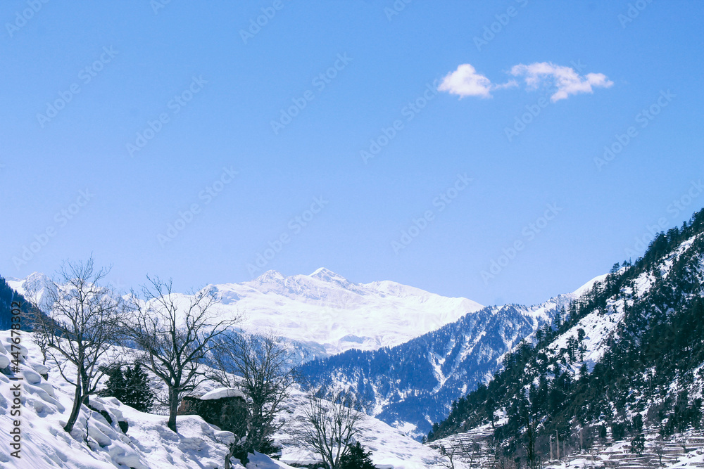 Malam Jabba and Kalam Swat Scenery Landscape