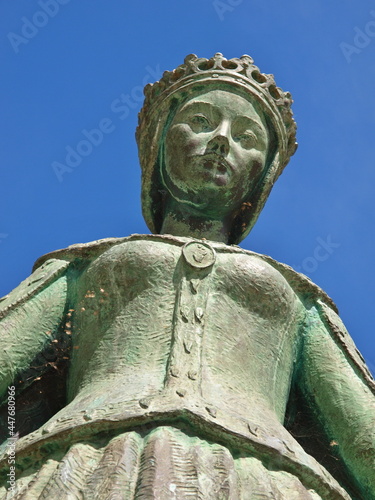 Queen Dona Leonor Statue, Beja. Alentejo, Portugal photo