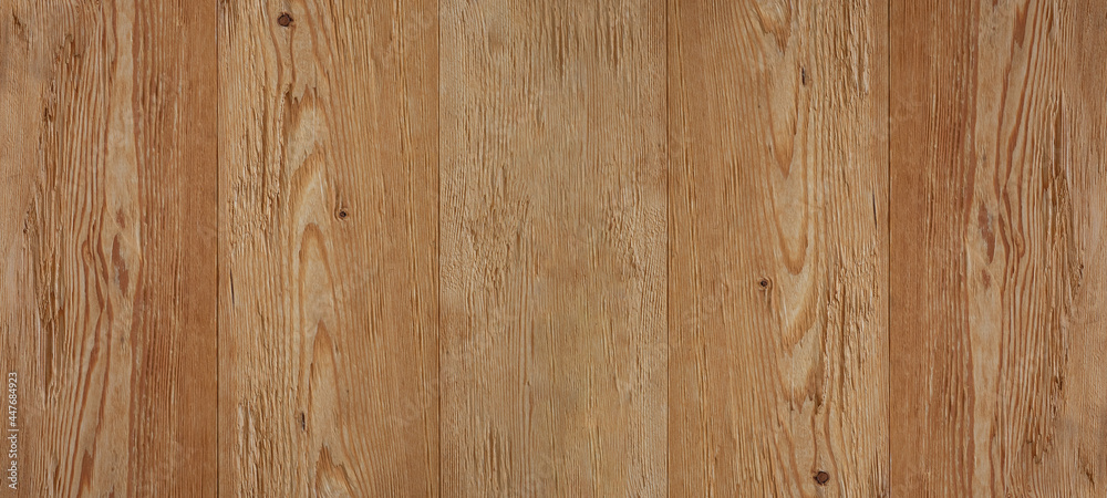 Alpine lifestyle, chalet style, log wall cladding made of reclaimed larch wood, chopped, brushed, natural - old brown wood background panorama banner Alpine lifestyle, chalet style, log wall cladding made of reclaimed larch wood, chopped, brushed, natural - old brown wood background panorama banner
