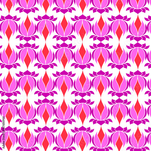 seamless pattern with flowers