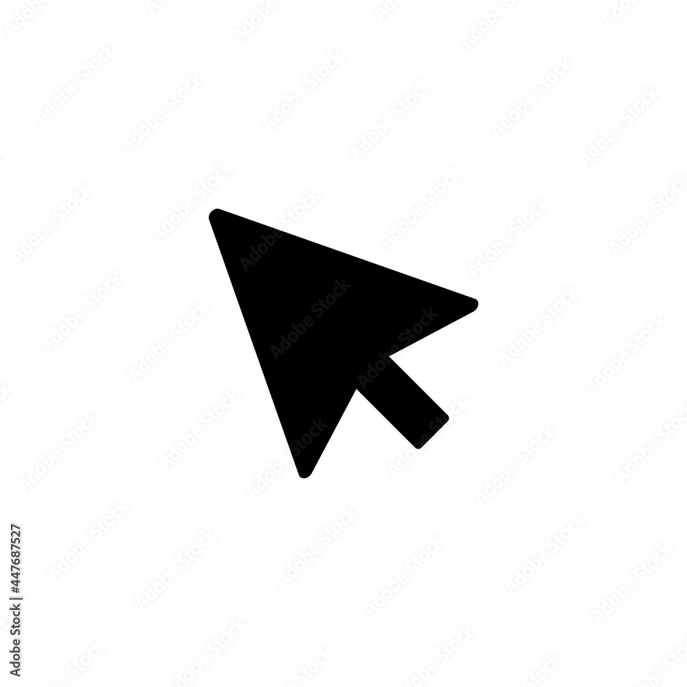 cursor pointer flat icon vector illustration cursor pointer flat icon vector illustration