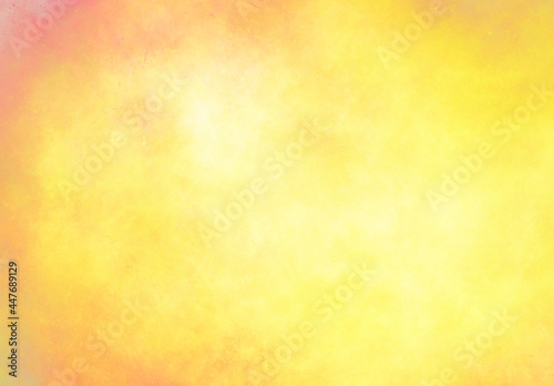 Abstract watercolor background. Yellow abstract background. Outer space.