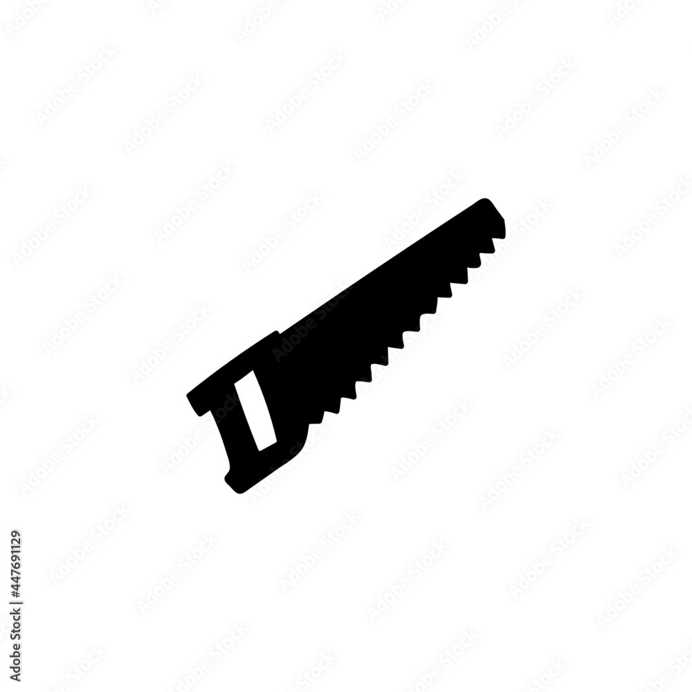 Blade, carpentry construction saw tool icon in solid black flat shape glyph icon, isolated on white background Blade, carpentry construction saw tool icon in solid black flat shape glyph icon, isolated on white background