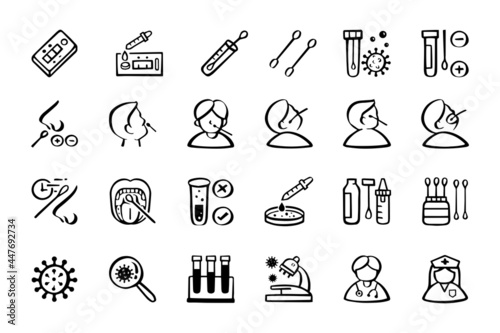 swab test result icon