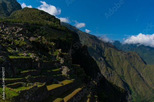 Enjoy the beautiful views of Machu Picchu  in Peru  photographed from different angles