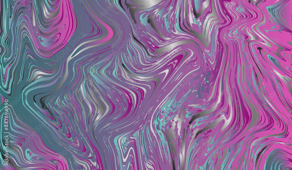 Marble fluid texture vector background.