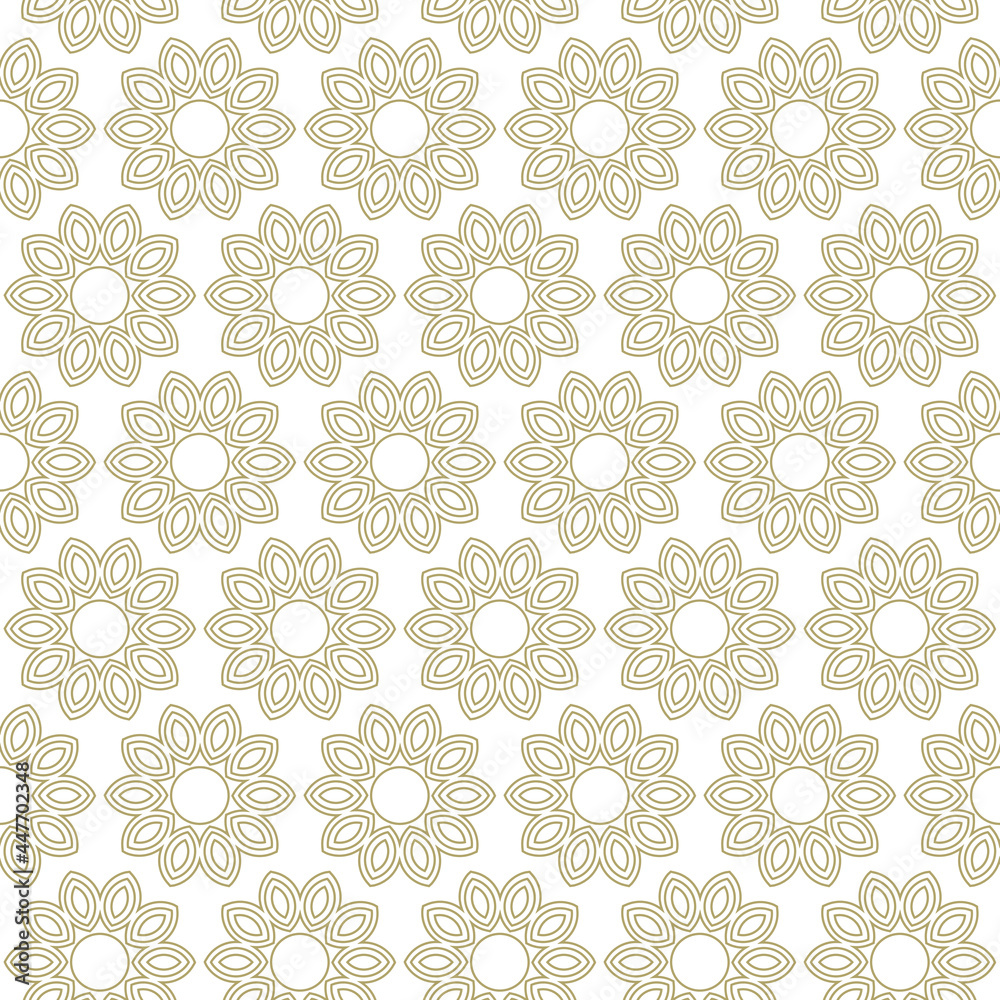 Geometric seamless pattern. Floral ornament on a white background. Modern vector illustrations for wallpapers, flyers, covers, banners, minimalistic ornaments, backgrounds.
Geometric seamless pattern. Floral ornament on a white background. Modern vector illustrations for wallpapers, flyers, covers, banners, minimalistic ornaments, backgrounds.