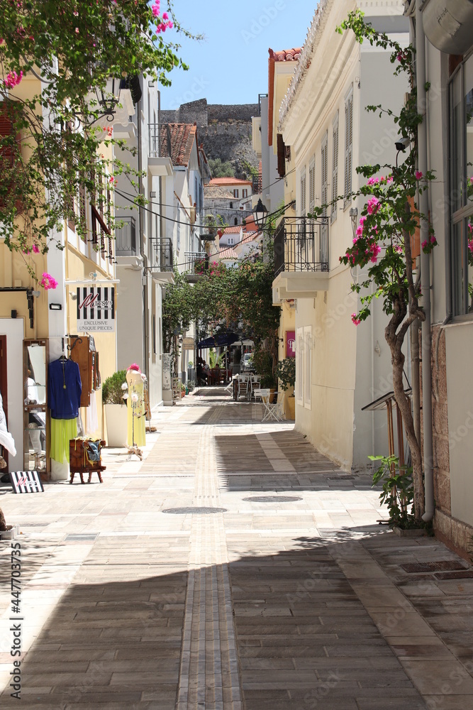 Fototapeta premium Typical greek street