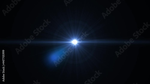 Wallpaper Mural 4K Blue flare light beam with smoke and dust particle effect abstract Animation. 3D abstract light motion titles cinematic background. Optical Lens Flare Effect and leaks Light and transitions Torontodigital.ca