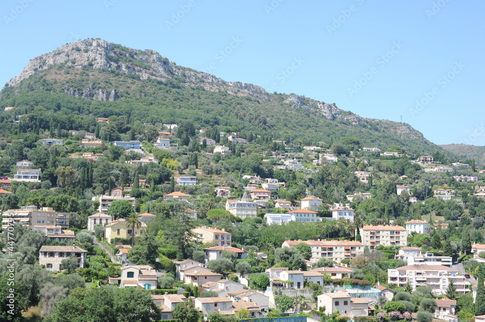 Panorama of a beautiful city of Vence in Provence, France in summer