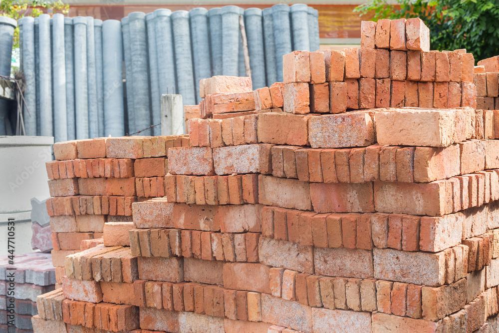 Fototapeta premium Red brick for sale