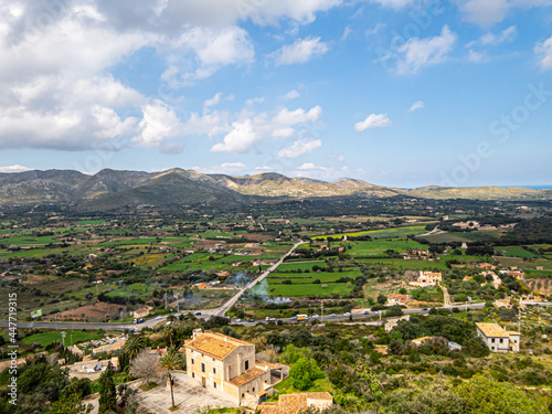 View of Mallorca from the Capdepera Castle photo