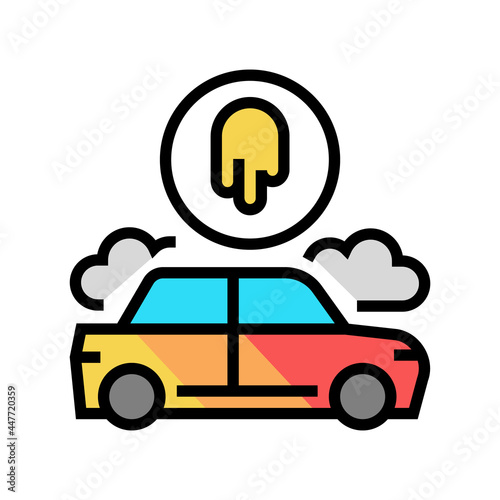 custom auto paint color icon vector. custom auto paint sign. isolated symbol illustration