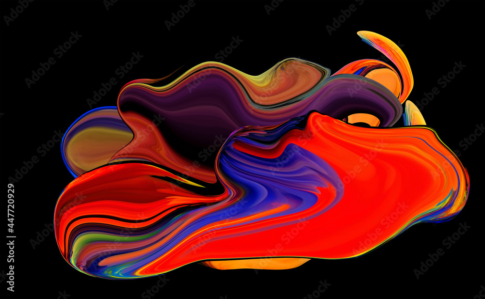 Obraz premium colorful abstract on background, Color gradient background design.