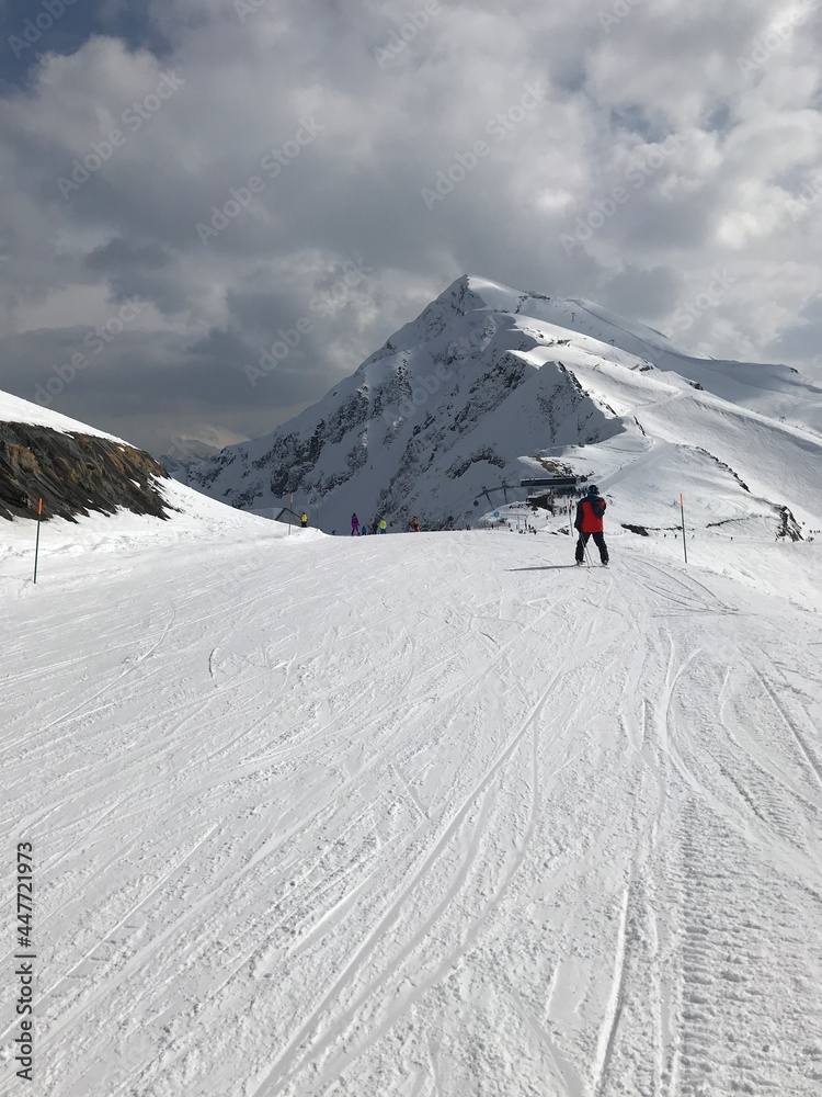 Mountains in a Red glade