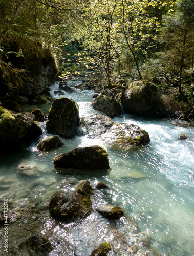 Hollental canyon mountain tour  Bavaria  Germany