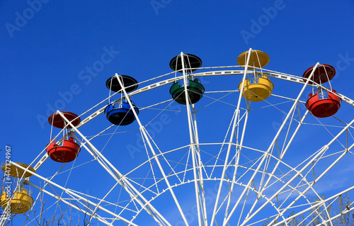 attraction wheel in park