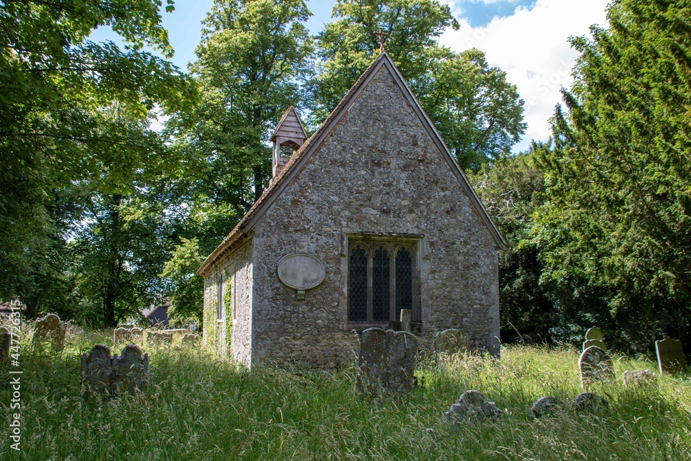 Obraz premium St Bartholomew's Church in Botley Hampshire England was consecrated in August 1836