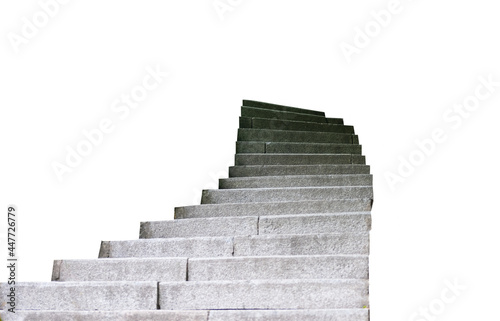 stone steps isolated